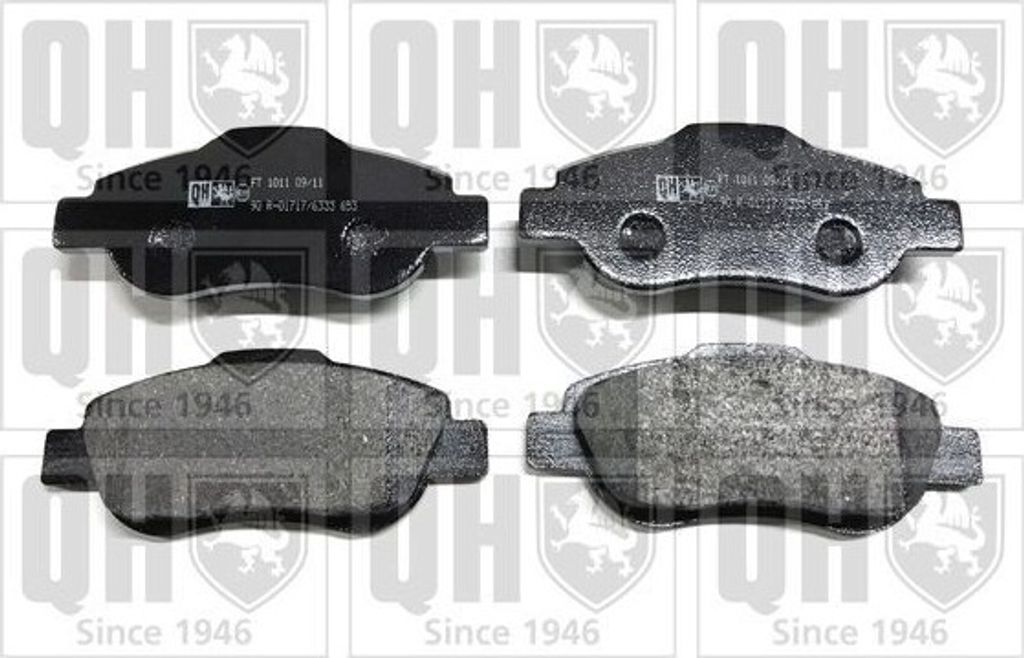 QUINTON HAZELL Bremsbeläge Satz Vorne Bremsklötze für FIAT PANDA (169) BP1475