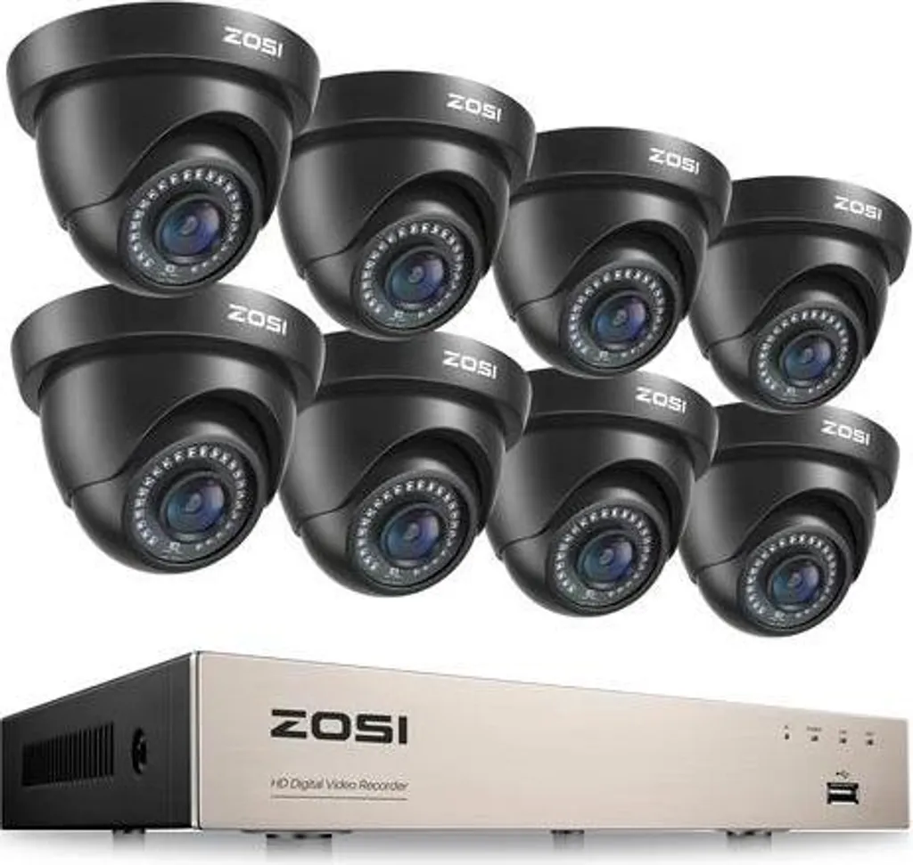 Système de vidéosurveillance 8 canaux 1080P : fini les zones d'ombre