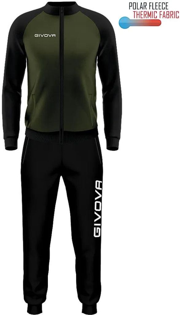 Sportset Givova Cuba Army Grün-Schwarz Grün