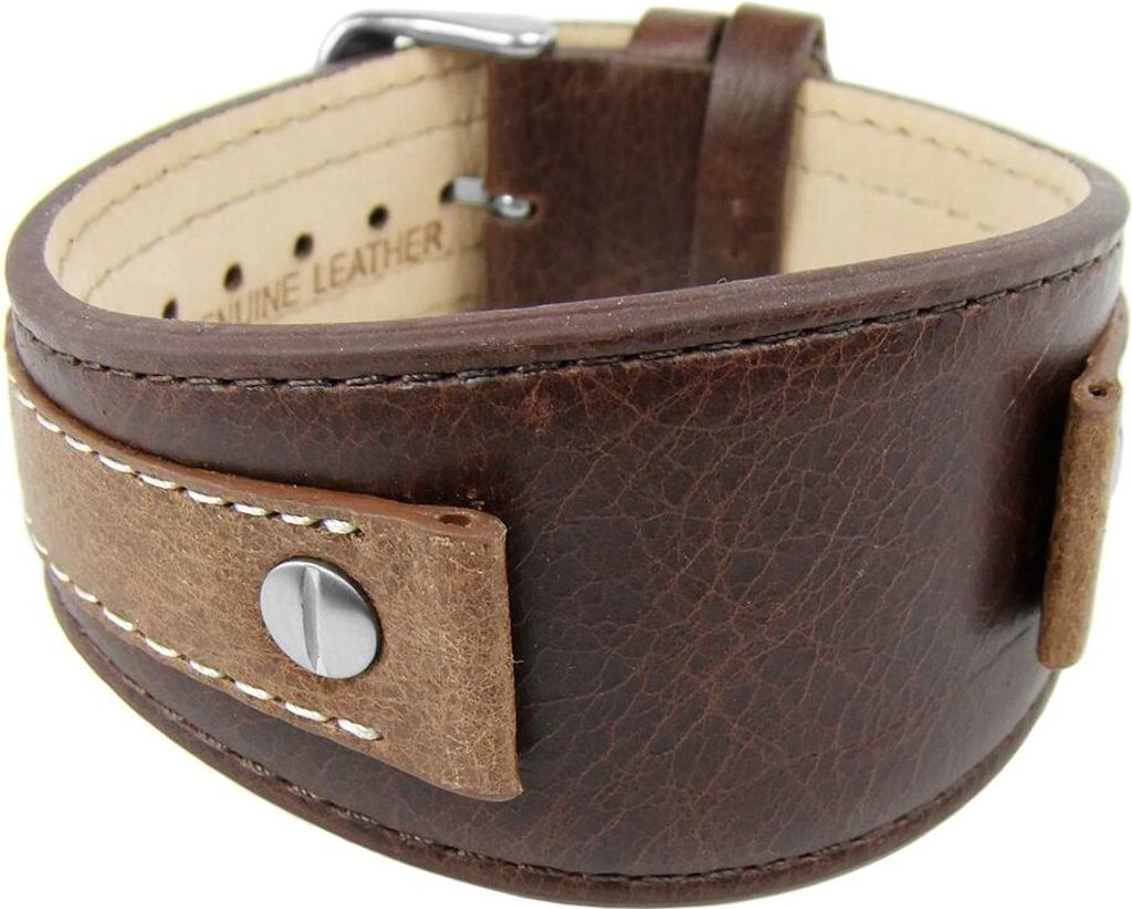 s.Oliver Unterlageband | Uhrenarmband 16mm | Leder braun SO-1892-LQ