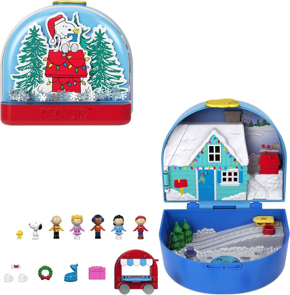 Polly Pocket Minipuppen und Spielset, Peanuts-Schatulle für Produktbild 