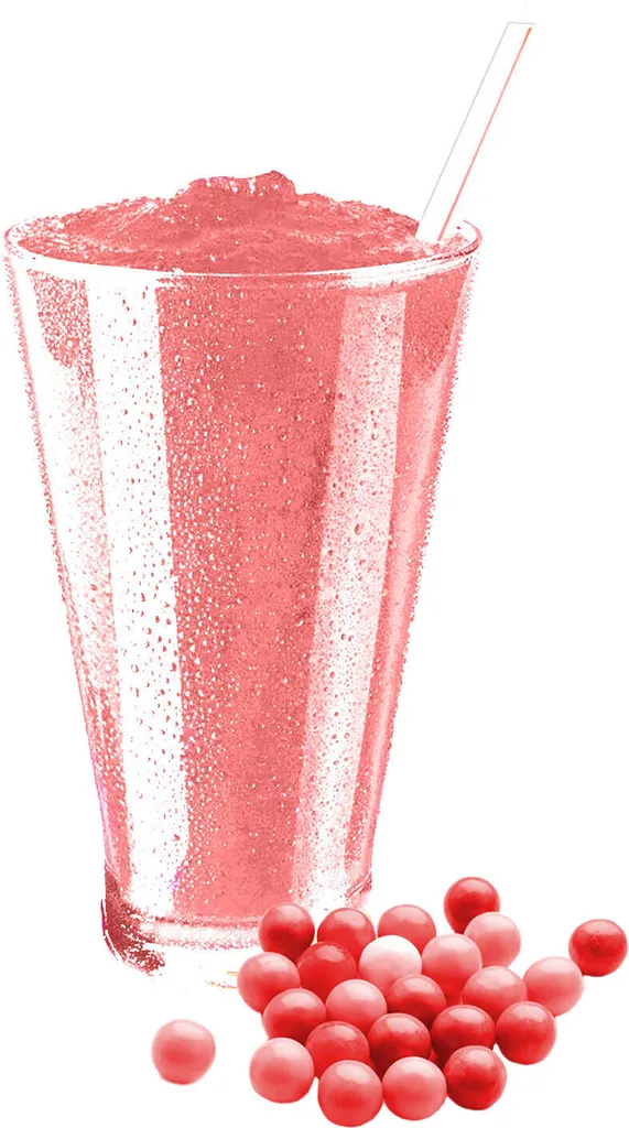 Gomma da Masticare in Polvere Rosa Smoothie 1kg - Fornitura Professionale