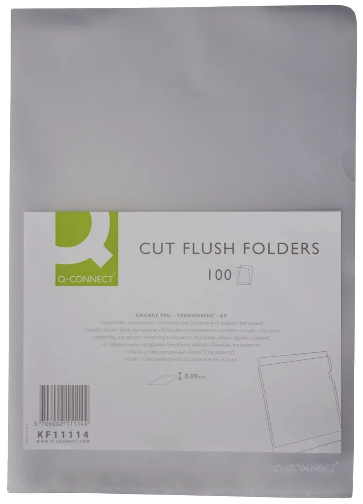 Pochettes Perforées A4 90 microns Qualité Supérieure Grainée - 1000 Pièces