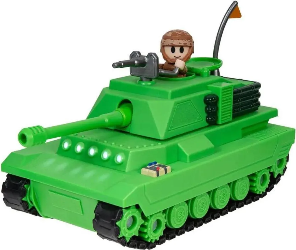 Char d'assaut Brookhaven Dev Series : Jouet Militaire Vert avec Figurine