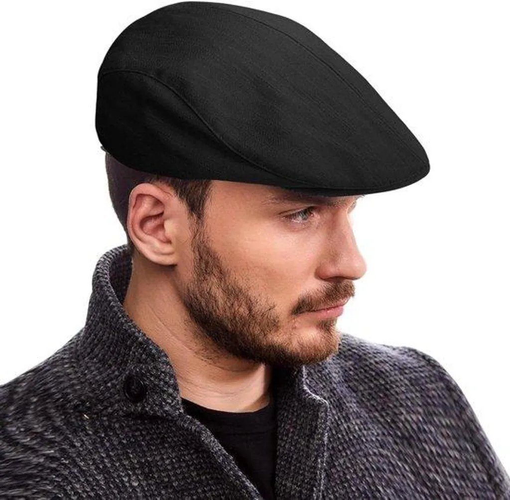 Casquette de livreur de journaux style peintre noire modèle Allecto