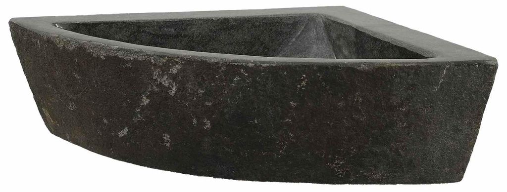 vidaXL Umywalka szara (38-45) x (38-45) x 12 cm kamień Zdjęcie produktu 