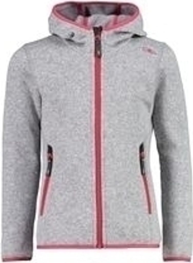 Cmp Kid G Jacket Fix Hood Argento-Fragola 110
