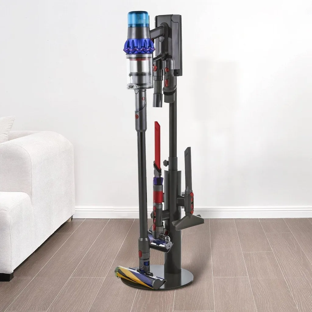 Support à vide pour Dyson avec 3 clips de rangement pour accessoires - 8