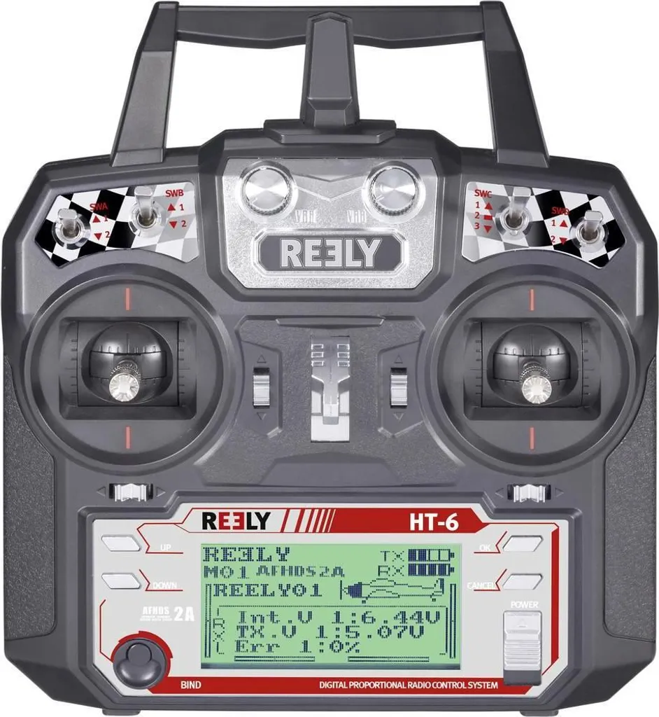 Éliminez les Interférences avec la Télécommande Reely HT-6 6 Voies 2.4 GHz - 2