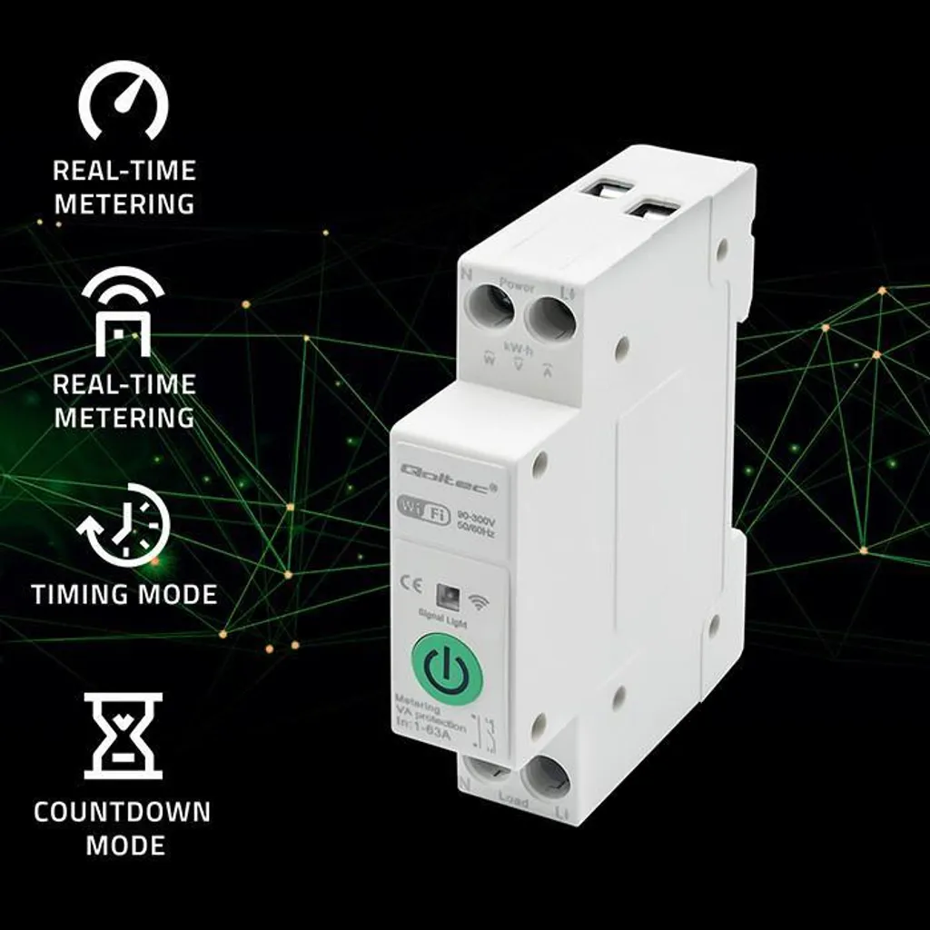Interrupteur Connecté Rail DIN 63A avec Suivi Consommation Électrique - 3