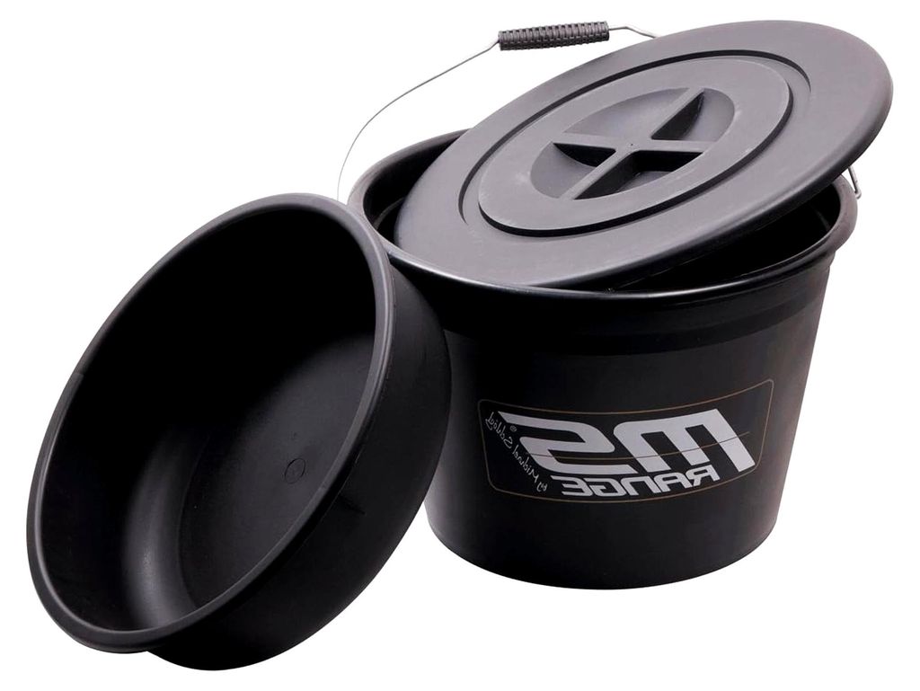 Saeger Ms Range Bait Bucket – Futtereimer 25 Liter inklusive Einsatz und Deckel