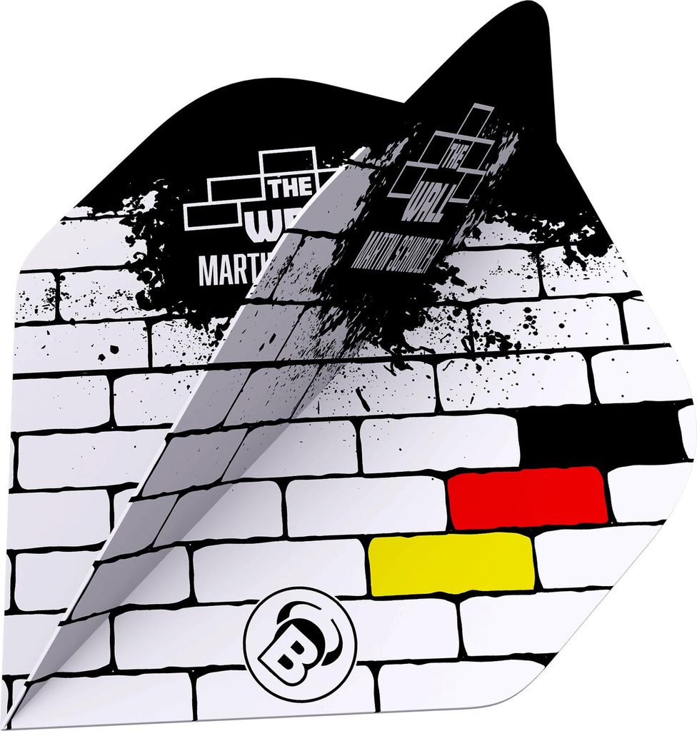 BULL'S Martin Schindler B-Star Flights Brass | A-Standard | Pro Dartflights Dart Darts