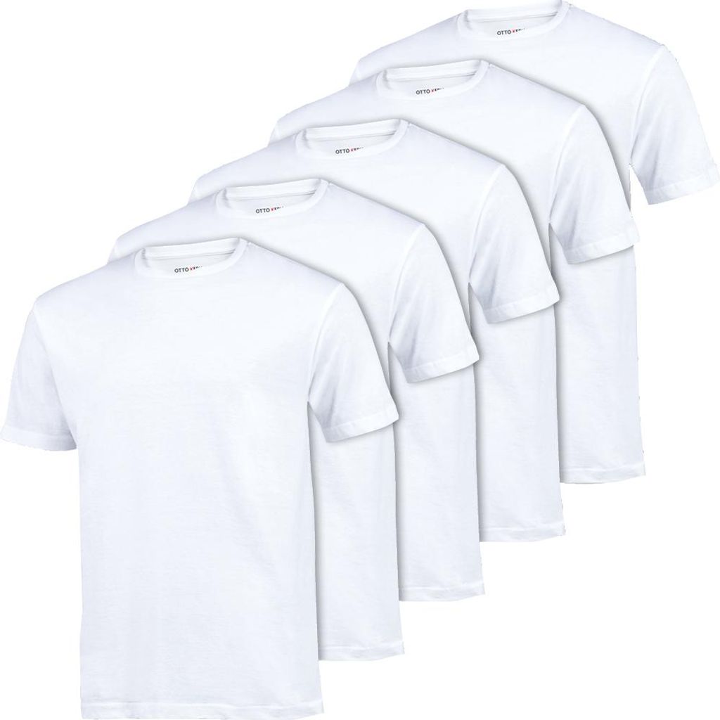 Otto Kern 5er Pack T-Shirts Rundhals aus reiner Baumwolle Produktbild 