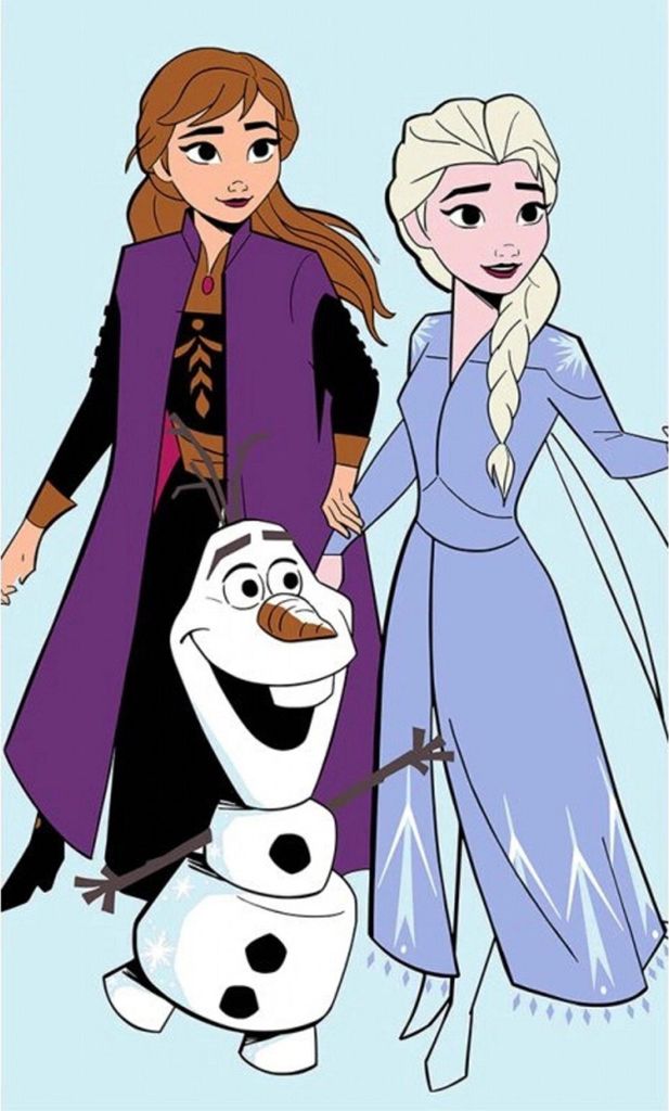 Kinderhandtuch Ice Kingdom Friends Forever 30x50 cm