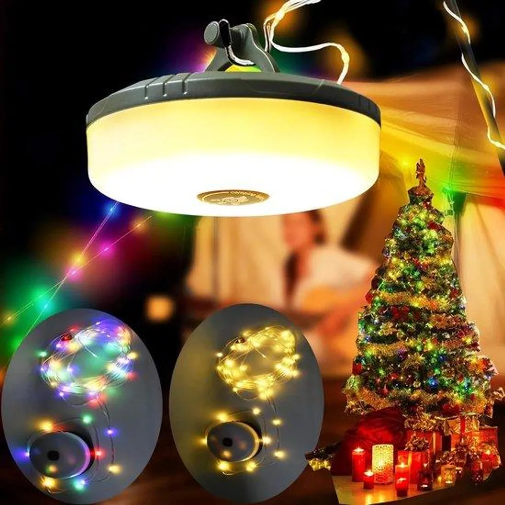 Guirlande Lumineuse Étanche RGB et Blanc Chaud pour Décoration Noël