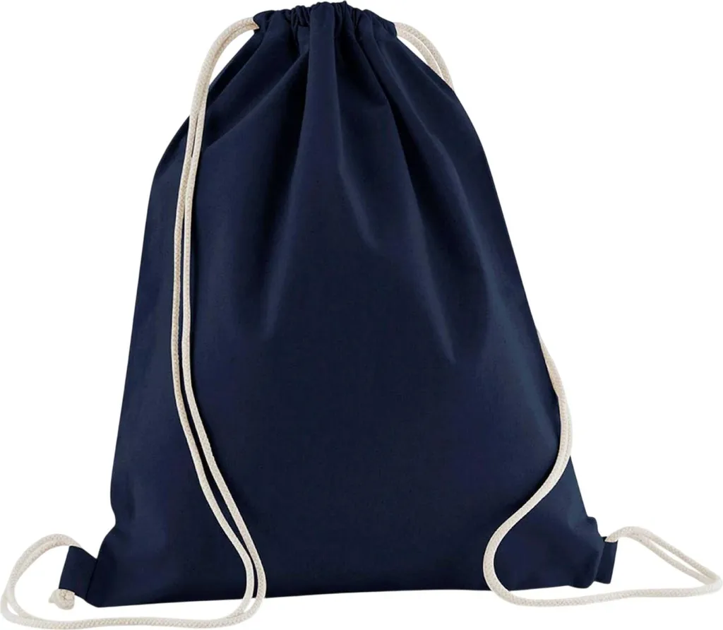 Stock Sacca Westford Mill BC6919 Cotone Organico Blu Scuro - 12L