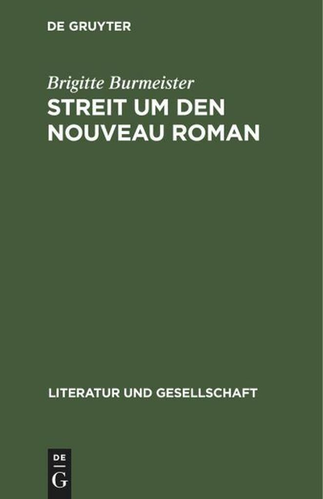 Streit um den Nouveau Roman