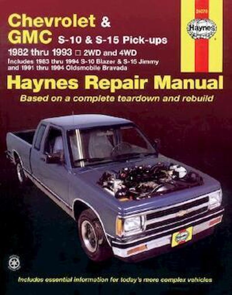 Haynes Chevrolet und GMC S10 & S-15 Pickups' Werkstatt-Handbuch, 1982-1993