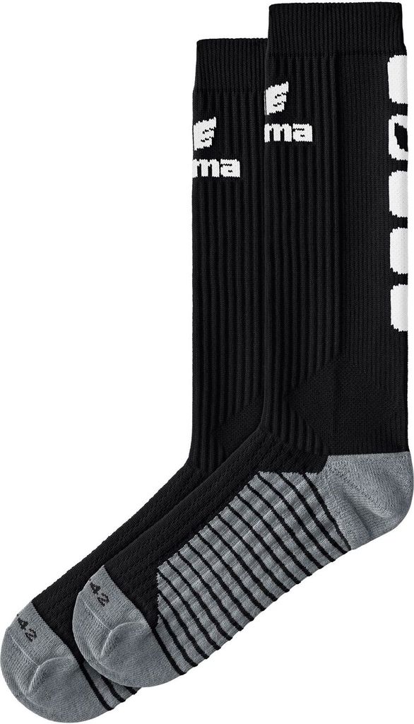 Erima Classic 5-C Socken Lang - Schwarz / Weiß