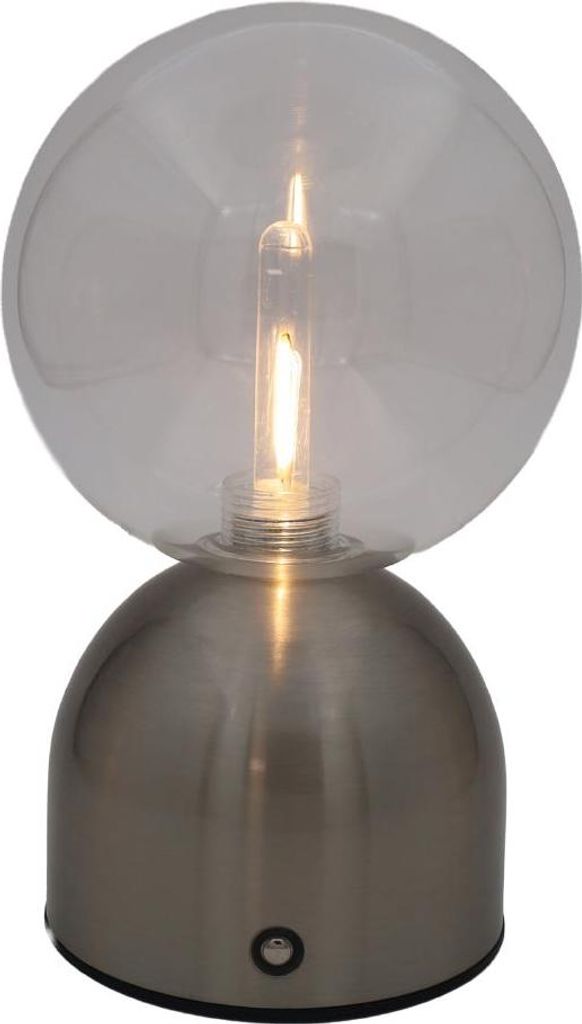 Luxus - Touch-Tischlampe - Lina - Silber - H20 x Ø12