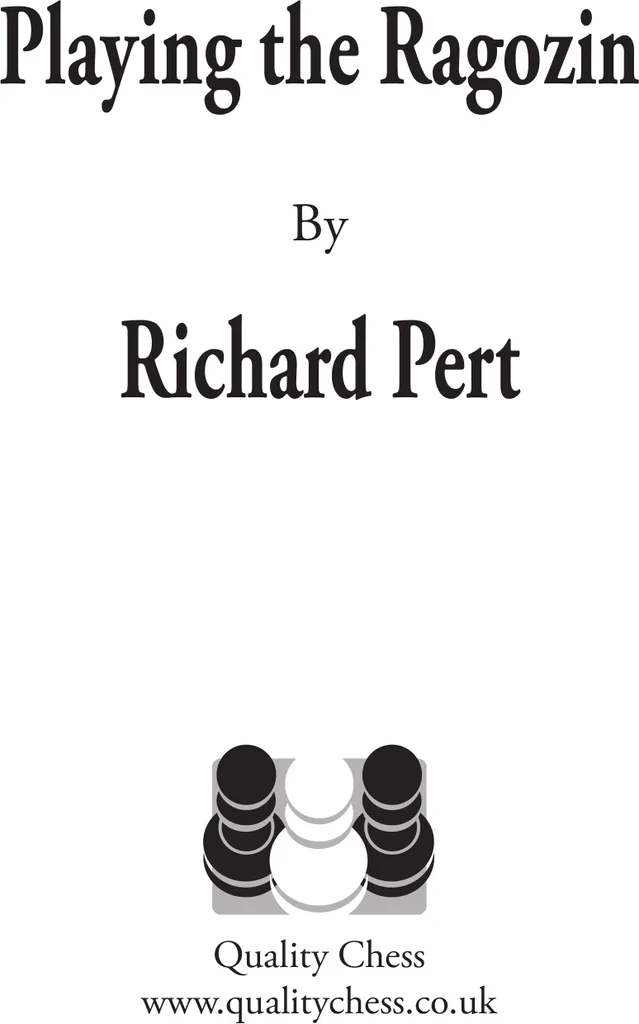 Livre de stratégie Playing the Ragozin de Richard Pert cartonné