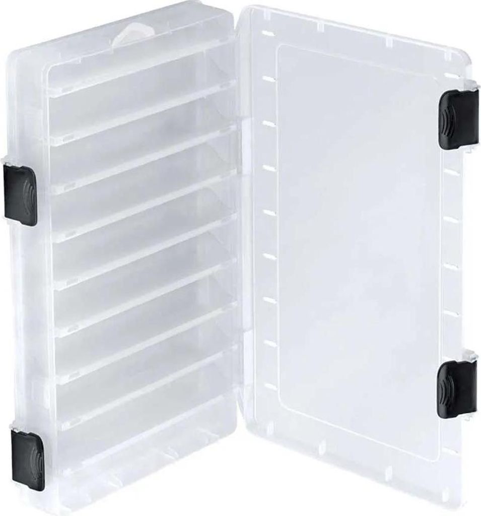 Expert Predator Doppelseitige Köderbox Durchsichtig 35.5 x 23 x 5 cm Durchsichtig 35.5 x 23 x 5 cm