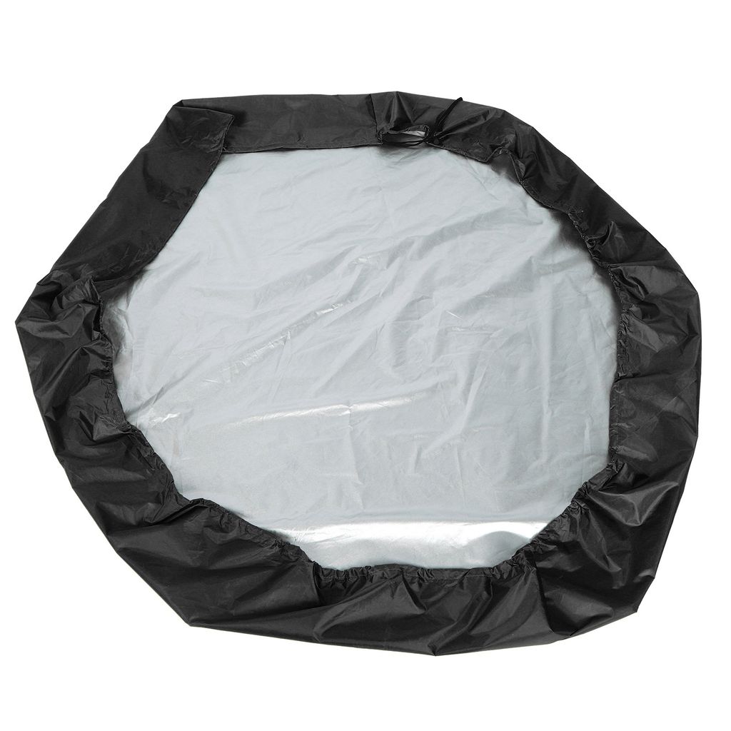 Couverture Octogonale Bac à Sable 210D Oxford – Housse Étanche Avec Cordon Et Poignée Réfléchissante – Protection Anti-Pluie, Poussière