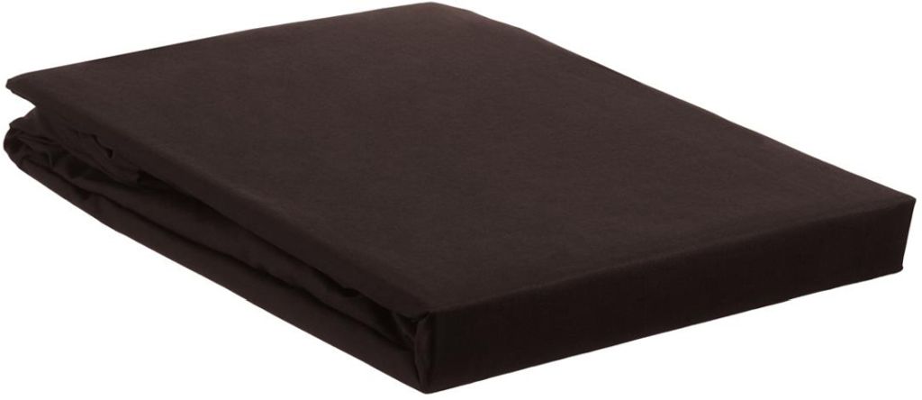 Ambiante Renforcé-Spannbettlaken für 35cm hohe Matratzen Baumwolle Uni Farbe Brown Größe 180x220