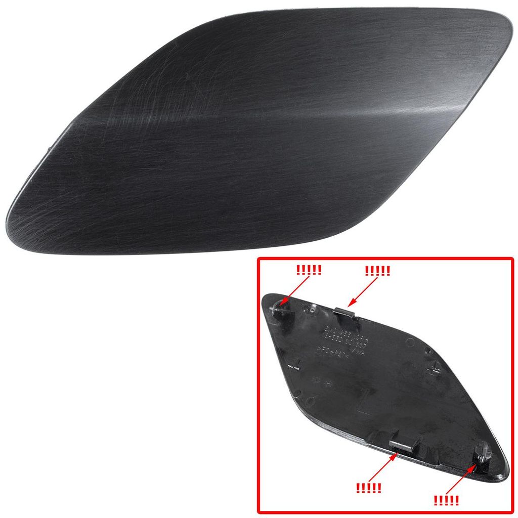 VW Golf PLUS 09-14 Scheinwerferwaschdüsendeckel SCHWARZ links