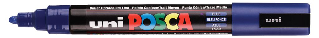 POSCA Pigmentmarker (PC-5M) dunkelblau