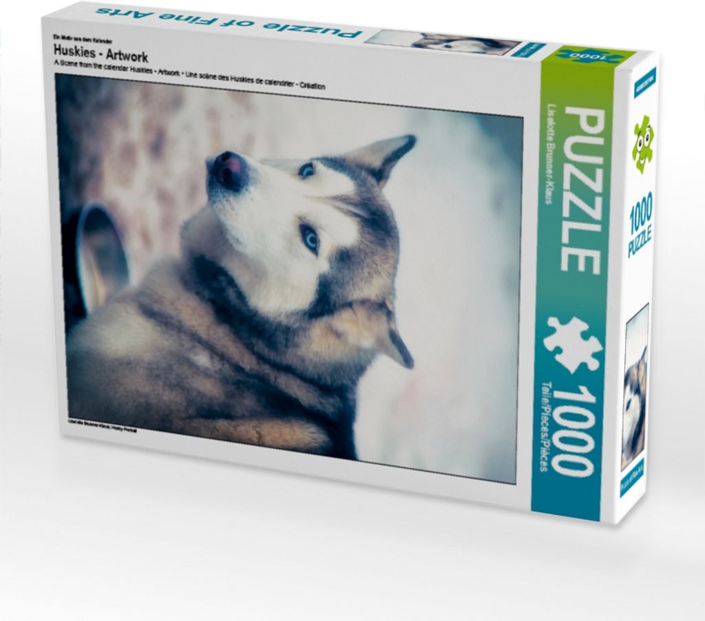 Calvendo Ein Motiv aus dem Kalender Huskies - Artwork 1000 Produktbild 