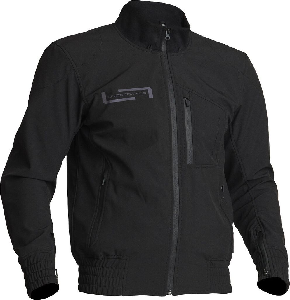 Lindstrands Frisen Motorrad Textiljacke, schwarz, 54