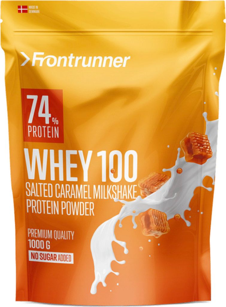 Frontrunner Nutrition Whey 100 Eiweißshake Proteinshake Protein Salted Caramel