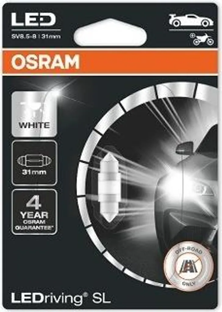 Osram LEDriving SL C5W Blanc Ampoule LED 6000K Blister de 1 Pièce