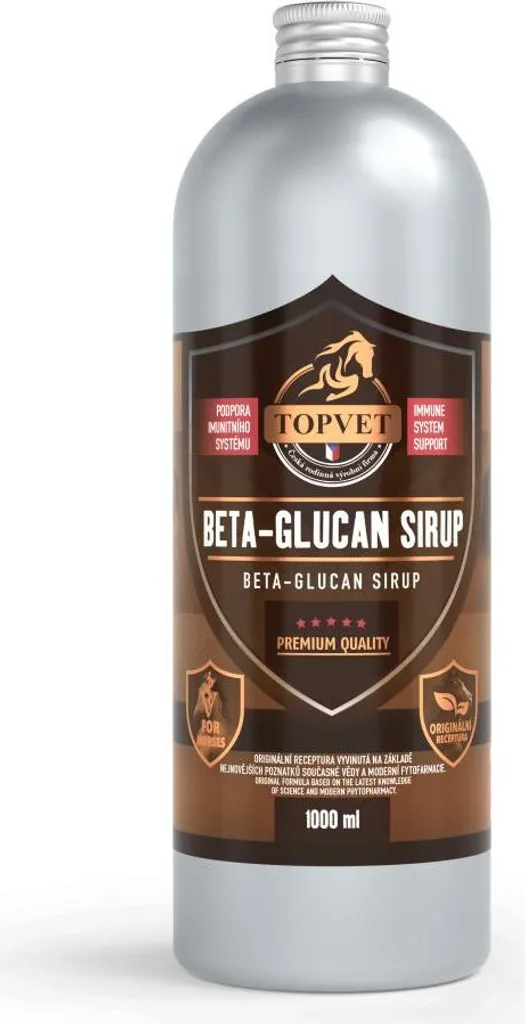 Sirop de bêta-glucane chevaux 1L à haute biodisponibilité active