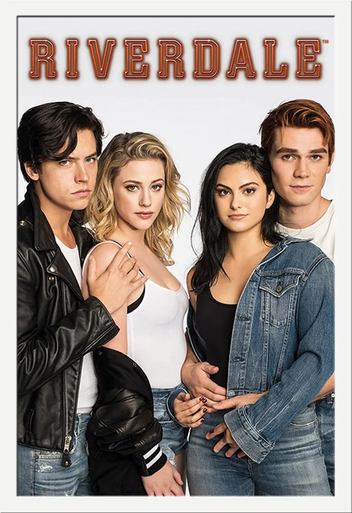 Poster Riverdale encadré cadre MDF blanc amovible et vitre Shinsuke
