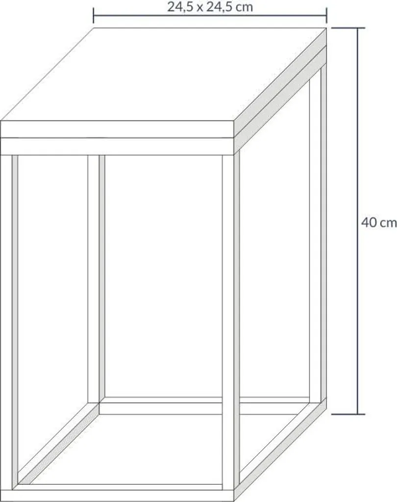 Étagère Porte-Fleur en Métal Robuste Style Loft pour Petite Surface Or