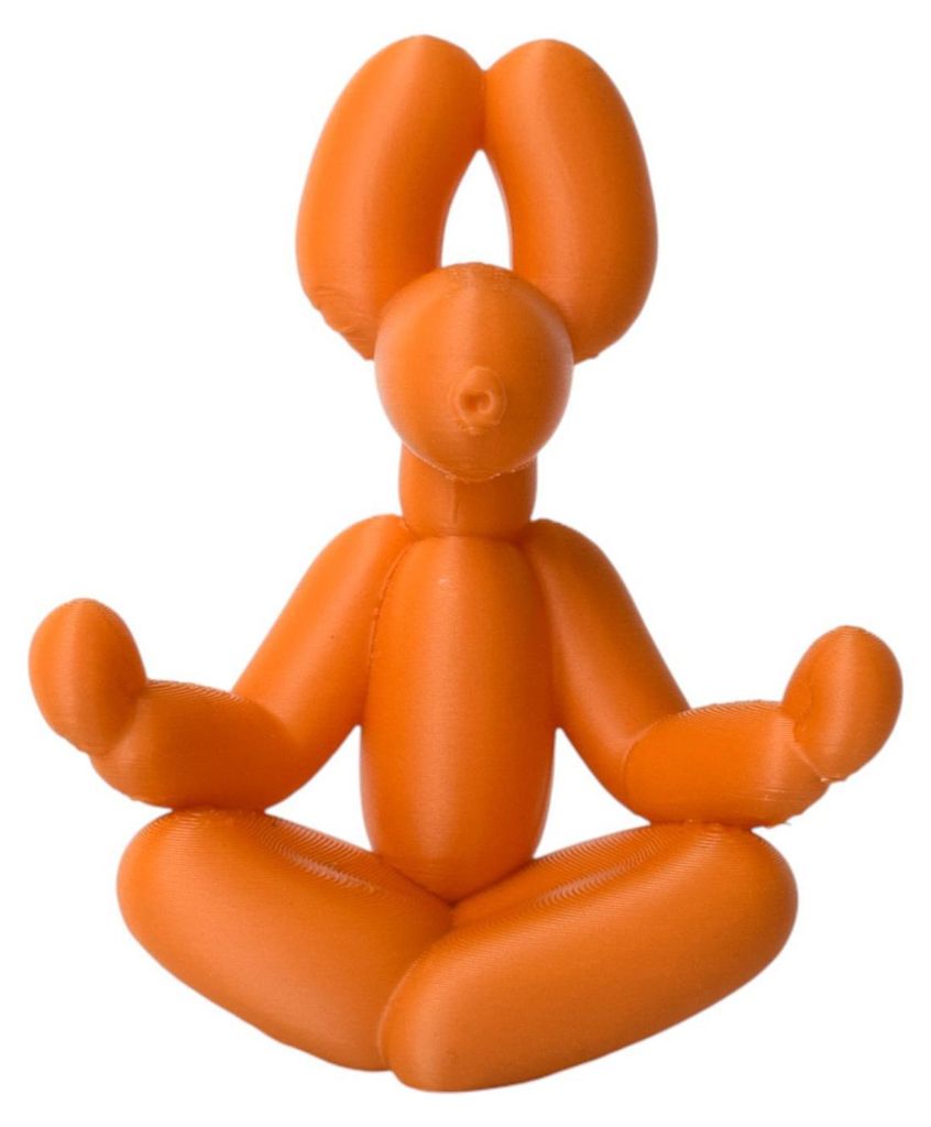 Kleine Meditationshund-Statue, lustige Ballonwelpenfigur, niedliches Tierbastelprojekt für Wohnzimmer, Schreibtisch oder Regal.