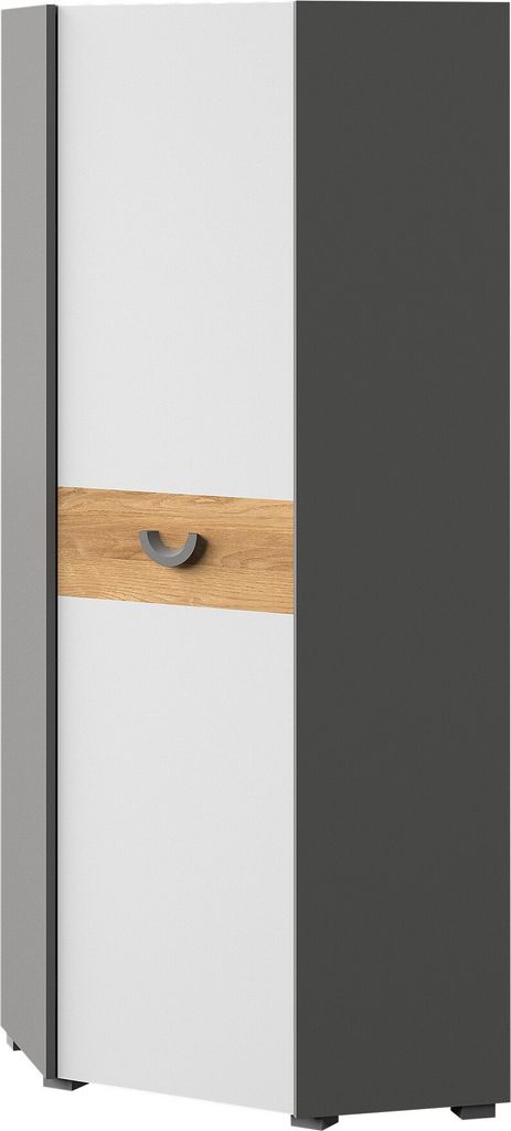 Furniture24 Eckkleiderschrank Carini CA7 Schrank Eckschrank Produktbild 