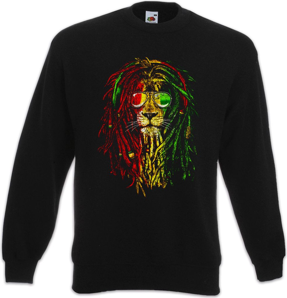 Urban Backwoods Zion Lion I, Sweatshirt, Farbe: Schwarz, Produktbild 