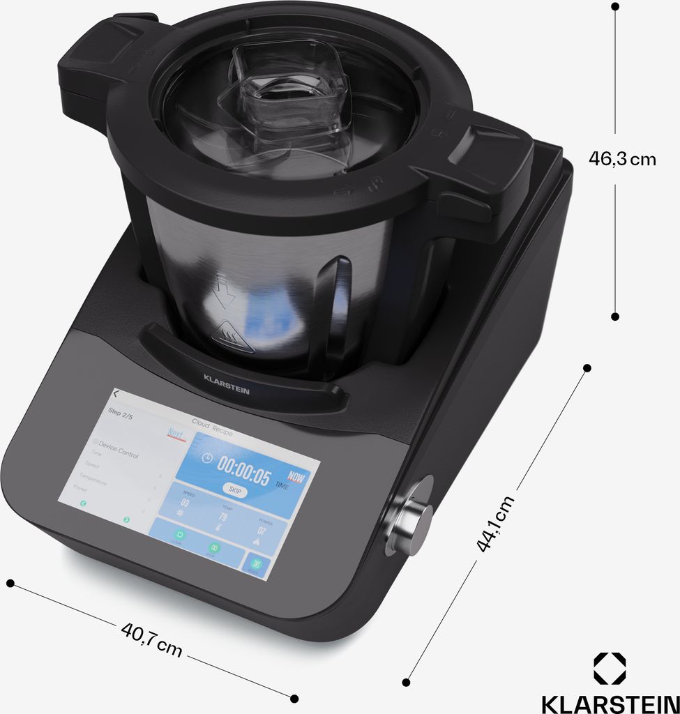 Klarstein Küchenmaschine, Knetmaschine mit 4,7L Schüssel, Produktbild 9