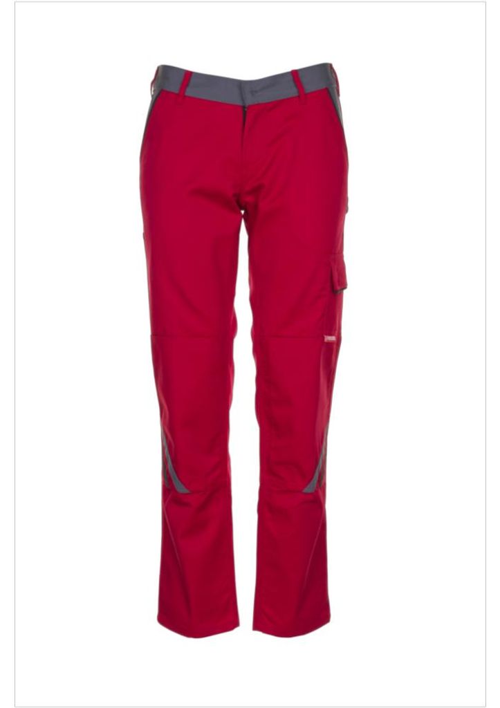 Planam  Highline Damen Bundhose rot/schiefer/schwarz Gr. Produktbild 