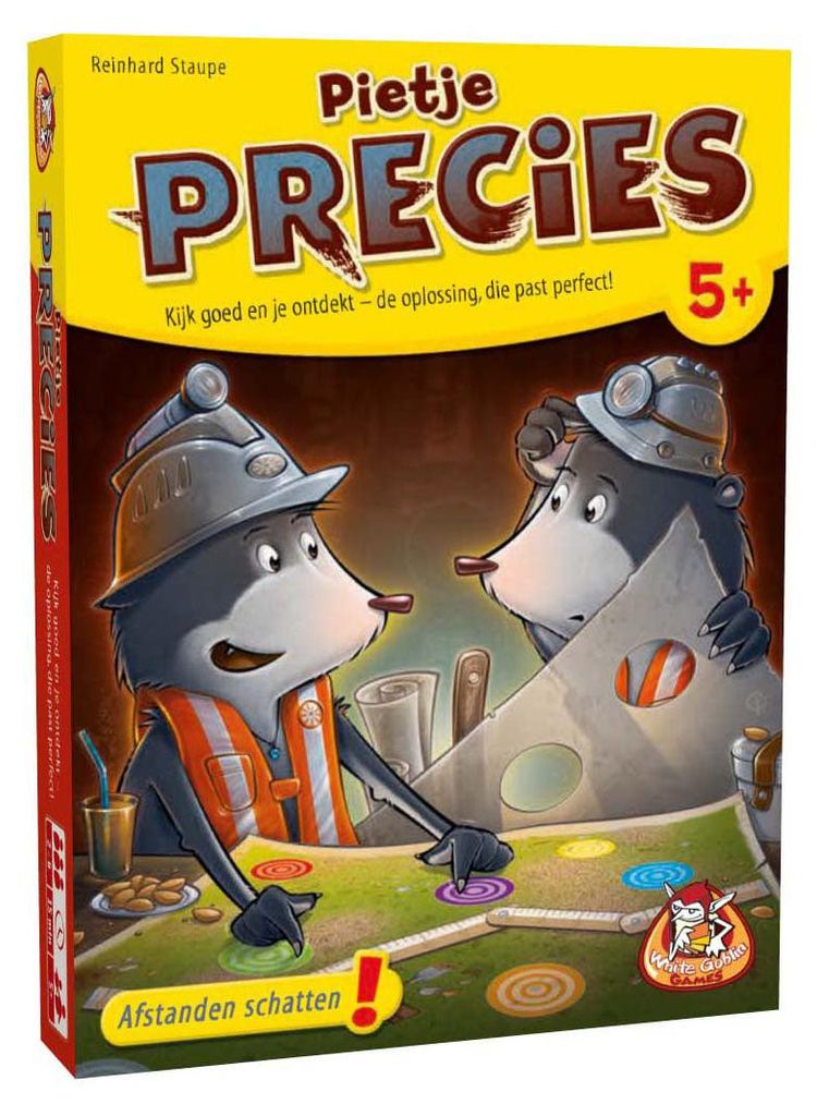 Weiße Koboldspiele Pietje genau – gelbe Serie