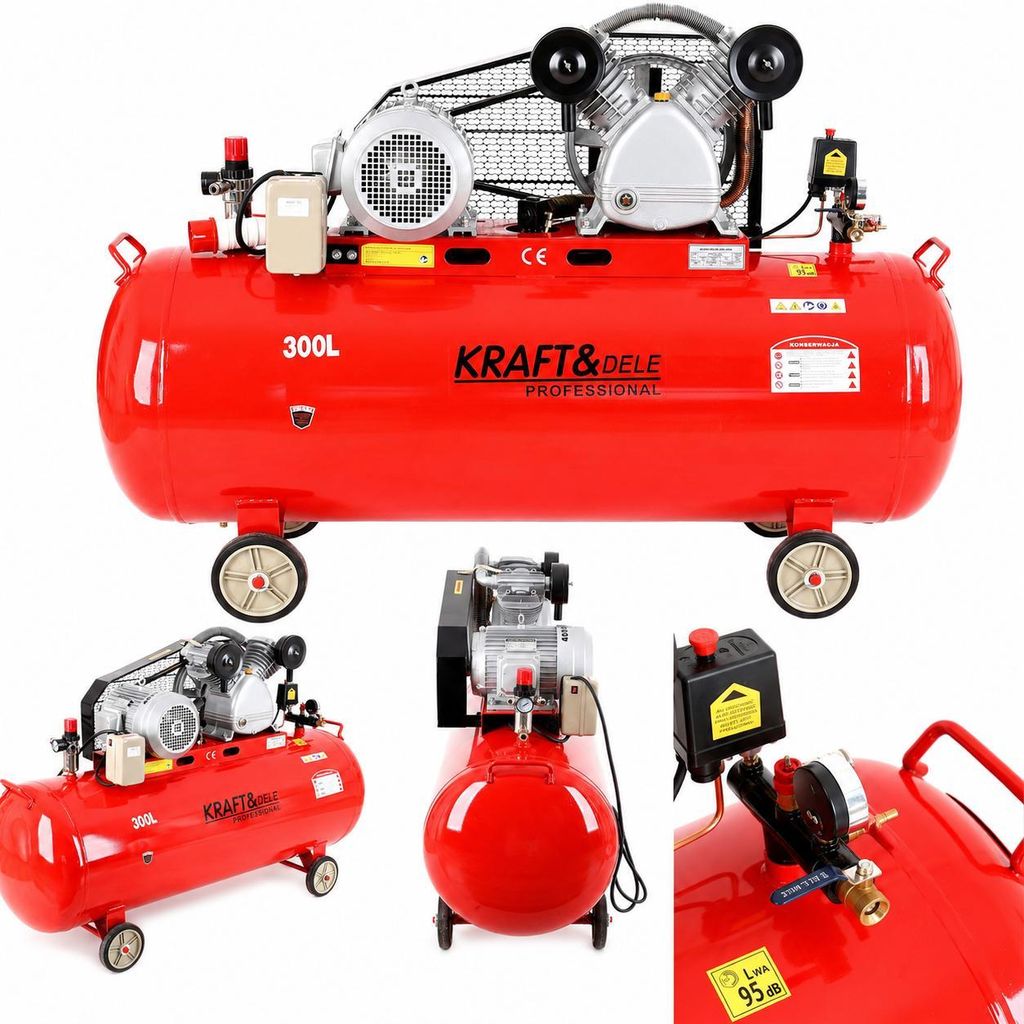 Kompresor Stlačený vzduch 300 l 400 V 7,5 k 820 l/min Obrázok produktu 