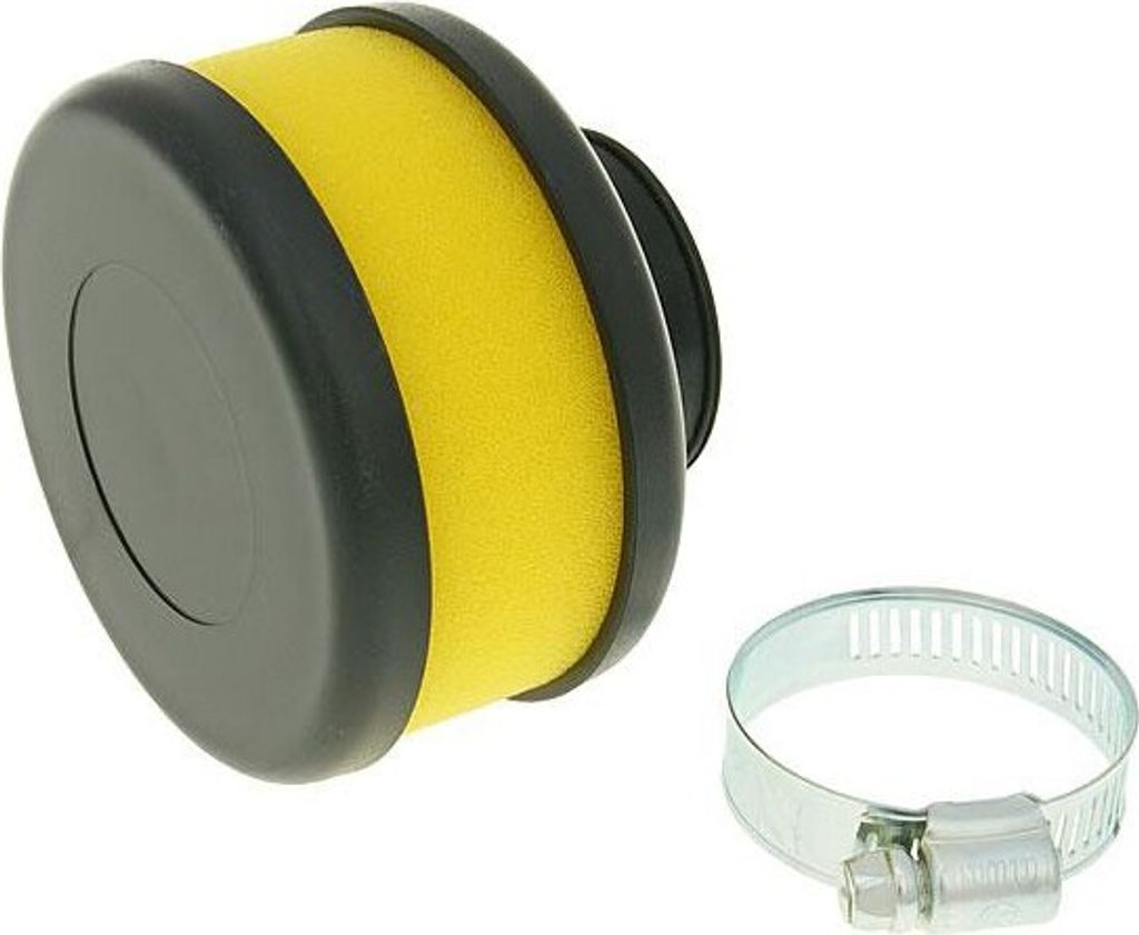 Luftfilter Flat Foam gelb 28-35mm gerade