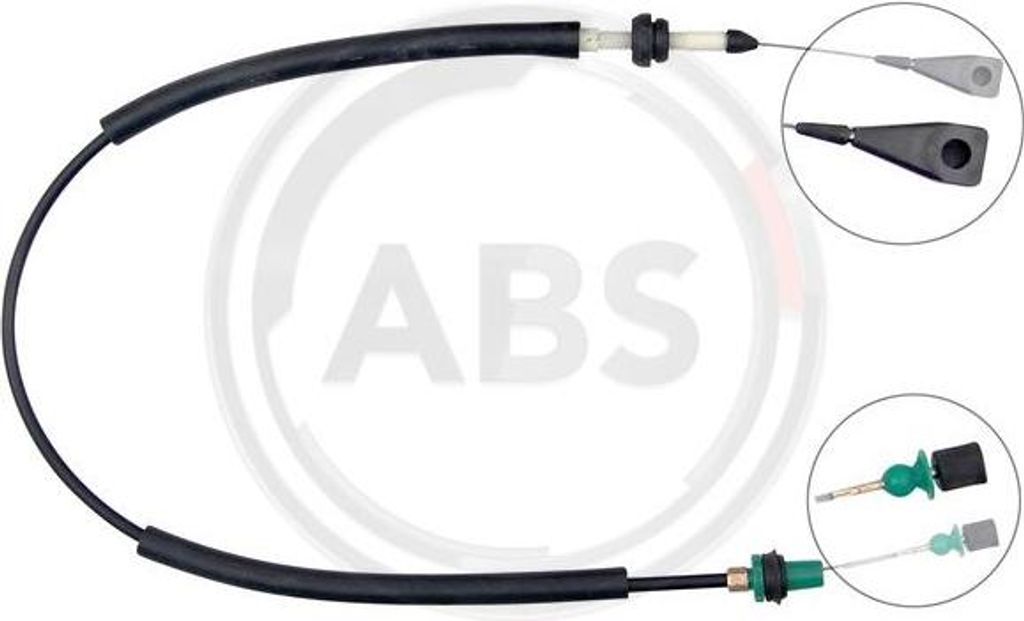 A.B.S. K35250 Gaszug OE 1H0721555B kompatibel mit Vento, Golf III, Ibiza, Cordoba
