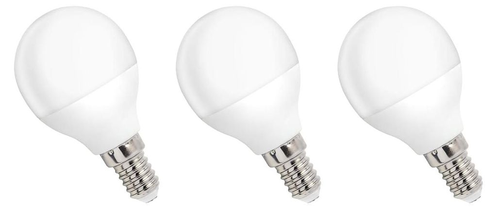 Spectrum LED-Lampe E14 1W - 230V - 90 Lumen - 3000K Warmweiß - Gemütliches Licht - Energieeffizient - 3 Stück