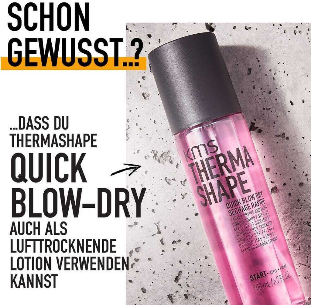 Kms Thermashape Quick Blow Dry Spray  200ml Produktbild 6