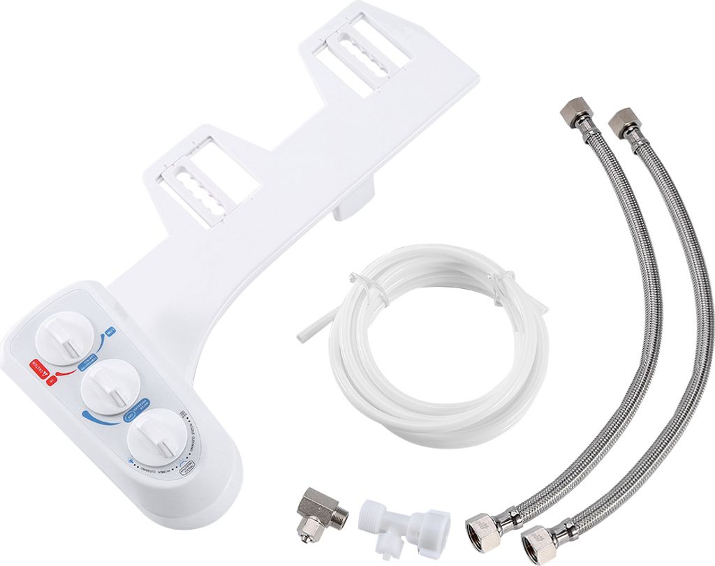 Heiß-kalt-Bidet, selbstreinigend, Doppeldüse, WC-Aufsatz, Produktbild 