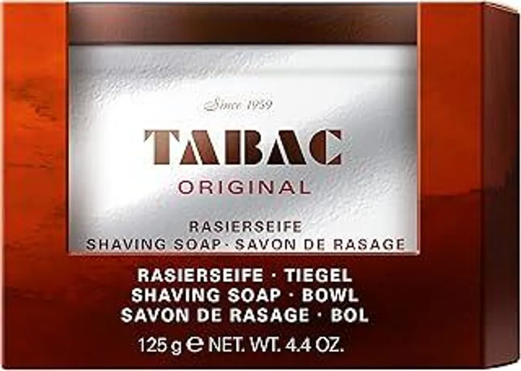 Tabac Original Sapone da Barba 125g: Un Viaggio nel Tempo dal 1959